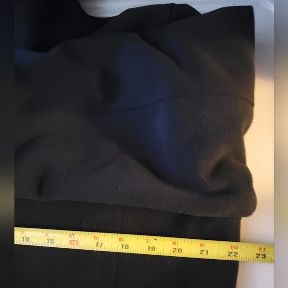 Mens Mountain Hardwear Soft Shell Fleece Jacket size Medium Black - Picture 15 of 16